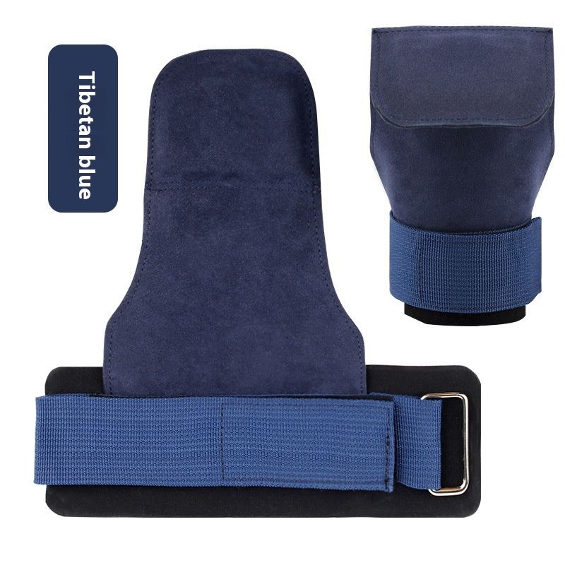 Strength training, cowhide protective hand, fitness, weightlifting wrist, up, hard pull gloves, and assist with grip_voghion.com