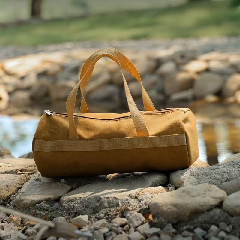 Alet Silindiri Açık Hava Taşınabilir El Düzenleyici Çekiç Zemin Mandalı Rüzgar Halatı Depolama Kamp Ekipman Çantası_voghion.com