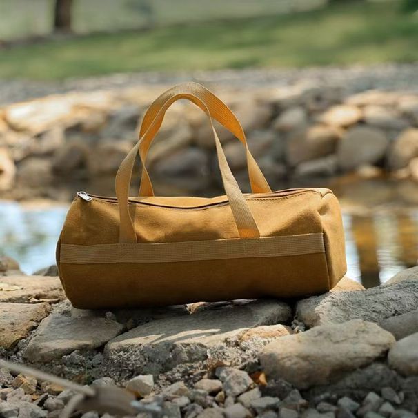 Alet Silindiri Açık Hava Taşınabilir El Düzenleyici Çekiç Zemin Mandalı Rüzgar Halatı Depolama Kamp Ekipman Çantası_voghion.com