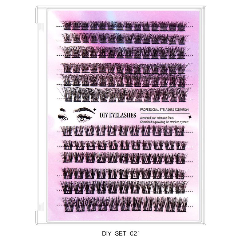 Large - Capacity Segmented Eyelash For Daily DIY Makeup - European And American Style, Natural And Dense False Eyelashes_voghion.com