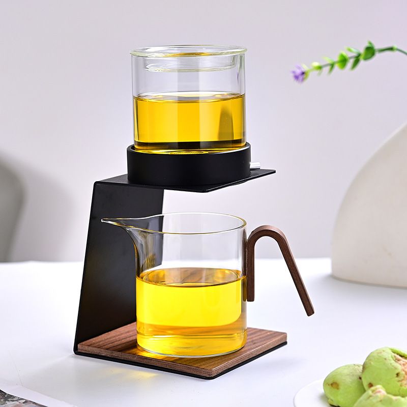 Neu Faul Glas Magnetische Automatische Kung Fu Set Für Home Licht High-End Teekanne Teetasse_voghion.com