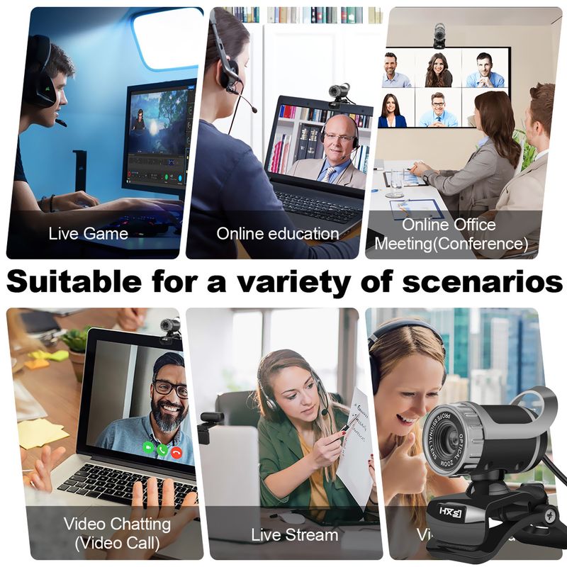 S9-1080P computer with built-in MIC call high-definition network camera_voghion.com