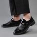 Oxford Loafer for menn Bryllupssko Fottøy Lakkelskinn Semsket snøring Business_voghion.com