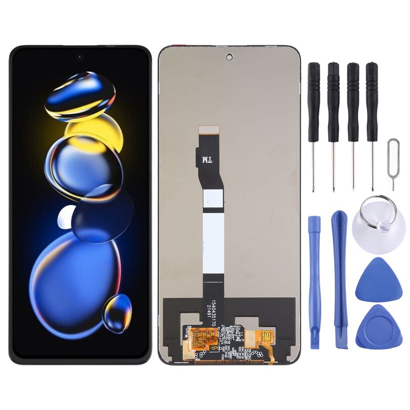 TFT-LCD-Bildschirm und Digitalisierer - Komplettmontage für Xiaomi Redmi Note 11T Pro/Redmi Note 11T Pro+/Redmi K50i_voghion.com