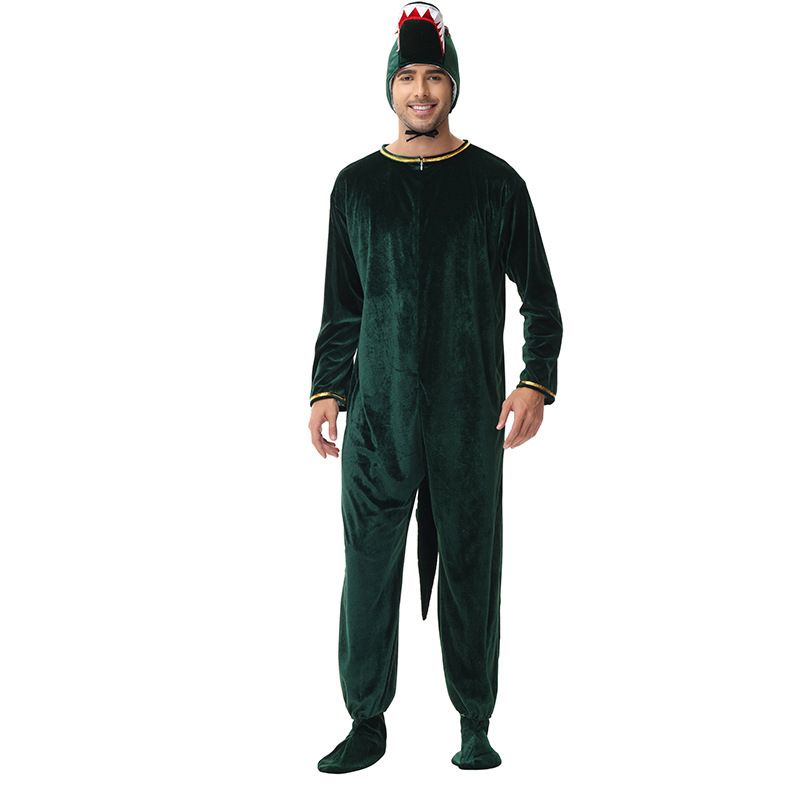 Halloween Cosplay Krokodil Dicker Overall, Bühnenrollenspielkostüm, Abendpartykostüm_voghion.com