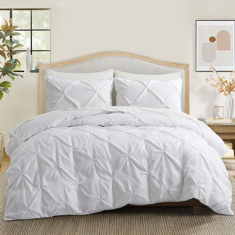 Set copripiumino antipiega con motivo geometrico - Biancheria da letto in poliestere in stile nordico con lenzuolo con angoli elastico - Disponibile in più misure_voghion.com