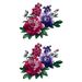 new 2026 New Colorful Flower Peony Rose Water Transfer Tattoo Stickers Set_voghion.com