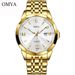 OMYA Erkek Su Geçirmez Kuvars Saat 3ATM Paslanmaz Çelik Takvim Spor Saat En Çok Satan_voghion.com