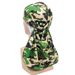Factory Direct Sales Camouflage Print Long Tail Pirate Hat Cross Border High Quality Hair Care Bun Hat Durag_voghion.com