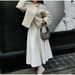 Women's Short Wool Coat Winter Fashion Round Neck Jacket Elegant Casual Outerwear For Ladies (Available In Cream, Brown, Black)_voghion.com