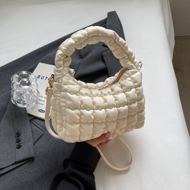 Zložljiva torbica v obliki oblaka, napihnjena torbica iz PU, nova personalizirana oblika 2024, modna in elegantna ženska torbica z enim ramenom_voghion.com