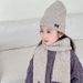 Autunno inverno nuovo ricamo farfalla bambini maglia 2 pezzi set, uomo e donna caldo cappello sciarpa_voghion.com