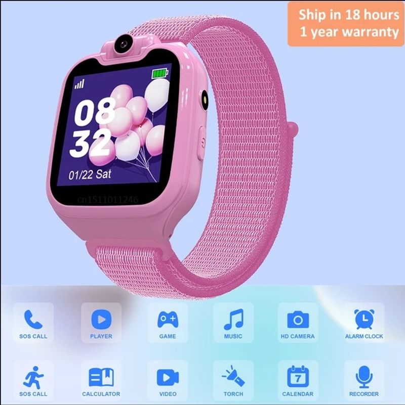 Children's Smart Watch 1.54 Inch Phone 16 Games 512M Music Video G9 Children's Phone Watch_voghion.com