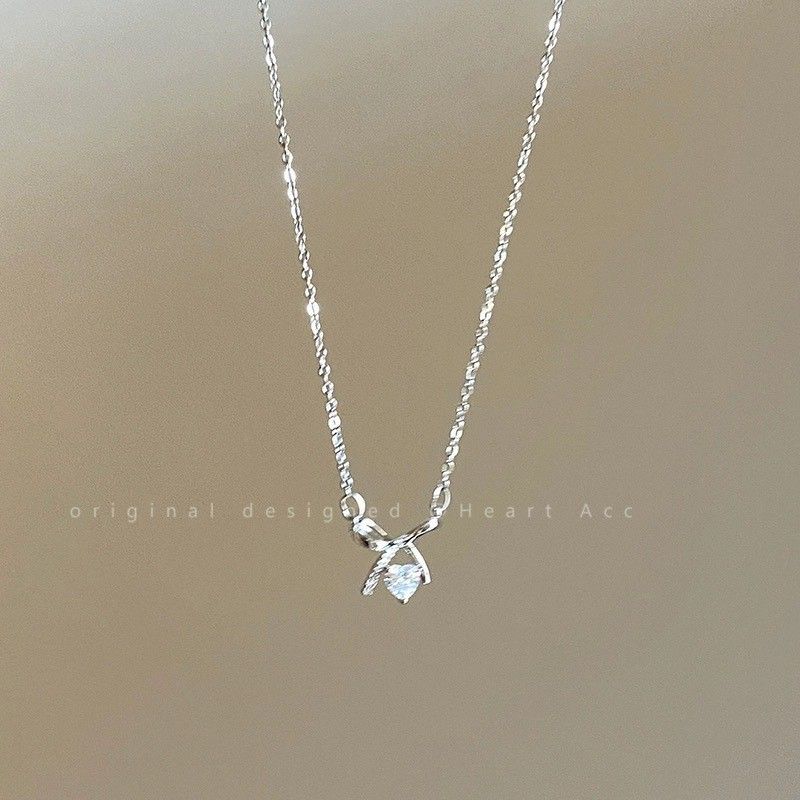 Titanium steel non-fading pearl clavicle necklace for women, design niche necklace accessories, simple temperament, versatile necklace_voghion.com