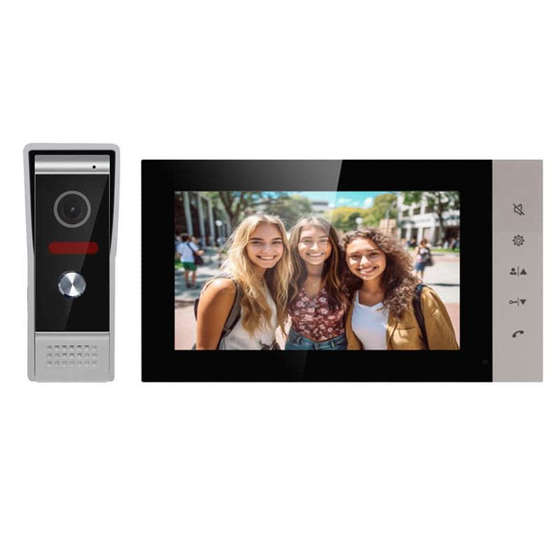 Wireless high-definition villa visual intercom doorbell, home night vision infrared hands-free_voghion.com