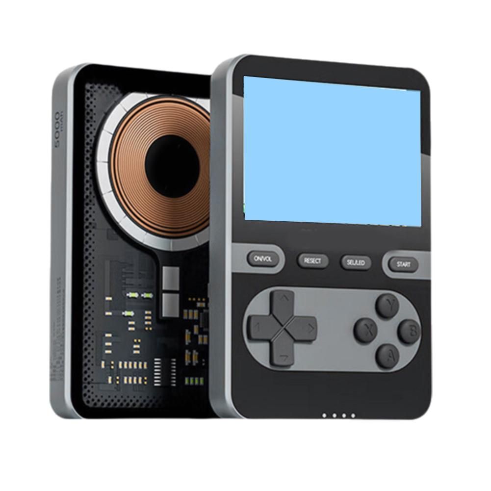 Für die Handheld-Konsole „Little Tyrant“ Q8 2 in 1 mit magnetischer Powerbank und Retro-BMX-Thema_voghion.com