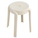 6 Pack Stackable Classroom Stools Plastic Stools Nesting Stools Colorful Round Stools Indoor Outdoor Flexible Seating Decorative Stools Chairs For Home Office School Classroom Beige_voghion.com