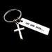 Hot Selling Engraved Cross Keychain Cross Keychain_voghion.com