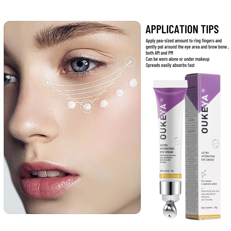 CreamsEye Cream, Stay Up Late, Caffeine, Improve Dark Circles, Fade Eye Bags, Moisturize, Smooth Wrinkles, Firm Fine Lines_voghion.com