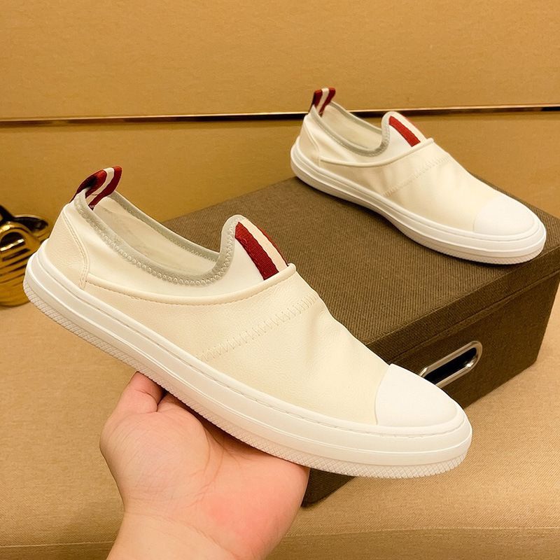Trendy Genuine Leather Slip-On Men's Lazy Versatile Casual Loafers_voghion.com