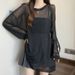 girl Plus Size Women's Summer New Design Sense Sequin Sun Protection Long Sleeve T-Shirt Loose Slimming Covering Versatile_voghion.com