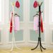 Modern Iron Coat Rack - 1.75m Tall Standing Clothes Hanger With 9 Hooks, Space-Saving Entryway & Bedroom Organizer, Multiple Color Options_voghion.com