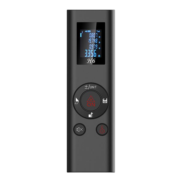 Mini telêmetro portátil a laser de alta precisão com carregamento tipo C, alcance de 40m e função de armazenamento._voghion.com