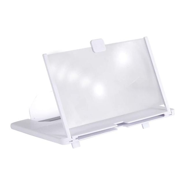 Supporto per amplificatore video HD con ingrandimento dello schermo del telefono cellulare 3D da 16 pollici con supporto da scrivania pieghevole per telefono con gioco cinematografico_voghion.com