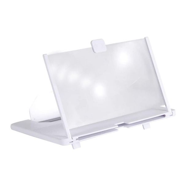 Supporto per amplificatore video HD con ingrandimento dello schermo del telefono cellulare 3D da 16 pollici con supporto da scrivania pieghevole per telefono con gioco cinematografico_voghion.com