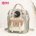 Carrier Outdoor Portable Large Capacity Double Shoulder Transparent Space Capsule Canvas Backpack Pet Breathable Dog Cat_voghion.com