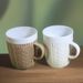 Water Mug Wool Thread Coffee High Temperature Resistant Ceramic Cup White Porcelain_voghion.com