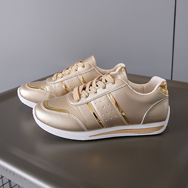 Damenschuhe Dexun Forrest Gump Schuhe Weiße Schuhe für Damen Neue Frühlings- und Herbst-All-Match-Sport-Laufschuhe mit flachen Schuhen_voghion.com