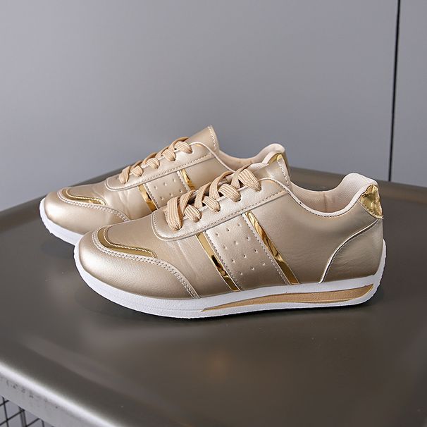 Damenschuhe Dexun Forrest Gump Schuhe Weiße Schuhe für Damen Neue Frühlings- und Herbst-All-Match-Sport-Laufschuhe mit flachen Schuhen_voghion.com