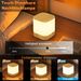 Glitzerlife LED Nachttischlampe 1800mAH 2ER Touch Dimmbar - Tischlampe Akku USB Aufladbar Nachttischlampe Kabellos Mit 3 Farbtemperaturen Und Timing Nachtlicht_voghion.com