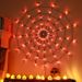 Spider Web LED String Lights - Halloween Decor With Remote Control, USB/Battery Powered, Orange/Purple/Warm White, 70 LED Lights_voghion.com