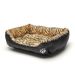 Tiger Leopard Print Soft Comfortable Warm Detachable Easy To Clean Pet Supplies Customizable Dog Bed_voghion.com