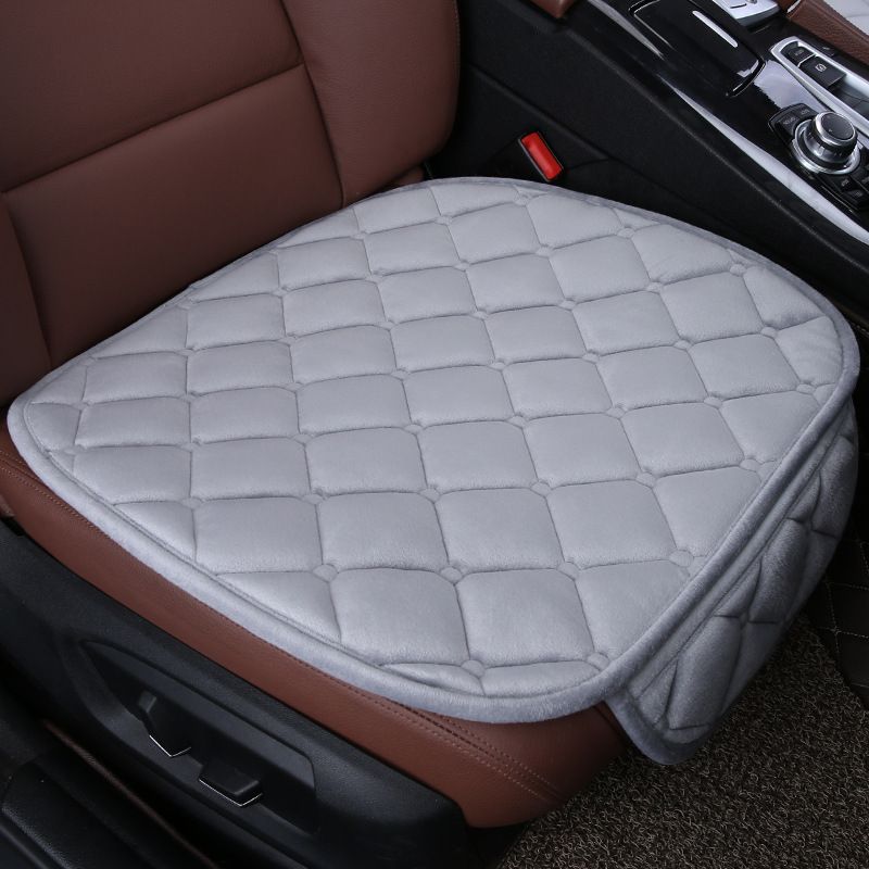 Kcimo Plush Car Cover Front And Rear Soft Seat Cushion Auto Chair Protector Pad Universal For Sedan Suv Pick-up Truck_voghion.com