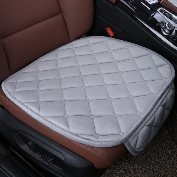 Kcimo Plush Car Cover Front And Rear Soft Seat Cushion Auto Chair Protector Pad Universal For Sedan Suv Pick-up Truck_voghion.com