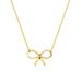 S925 sterling silver car flower bow necklace women's light luxury niche clavicle chain new fashion_voghion.com