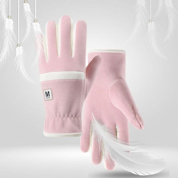 Guanti invernali da ciclismo con touchscreen, caldi, antivento e antifreddo, foderati in pile, da donna e da uomo_voghion.com