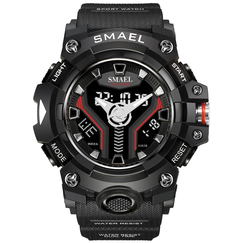 SMAEL Flagship Store Orologio sportivo da uomo con quadrante grande Orologio elettronico_voghion.com