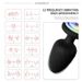 Strumenti per la masturbazione, plug anale a LED, luce lampeggiante, telecomando, vibratore anale BDSM, massaggiatore per la prostata_voghion.com