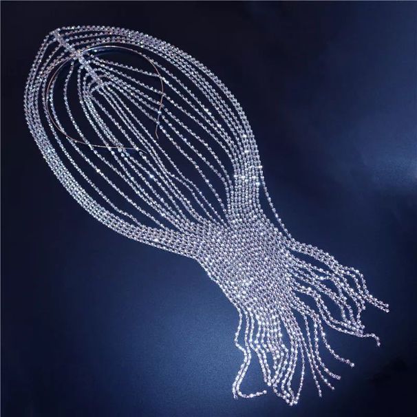 Αξεσουάρ νέων προϊόντων: ψηλό κόσμημα κεφαλής με στρας, υπερβολική και εξατομικευμένη κορδέλα κεφαλής σε στυλ Instagram_voghion.com