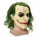 Filmgetreue Heath Ledger Cosplay-Maske mit realistischen Narben und abnehmbarem Haar für Halloween-Partys und Comic-Conventions_voghion.com