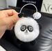 Cute Rex Rabbit Hair Red Panda Car Keychain Pendant Sexual Creative Plush Doll Doll Book Bag Pendant_voghion.com