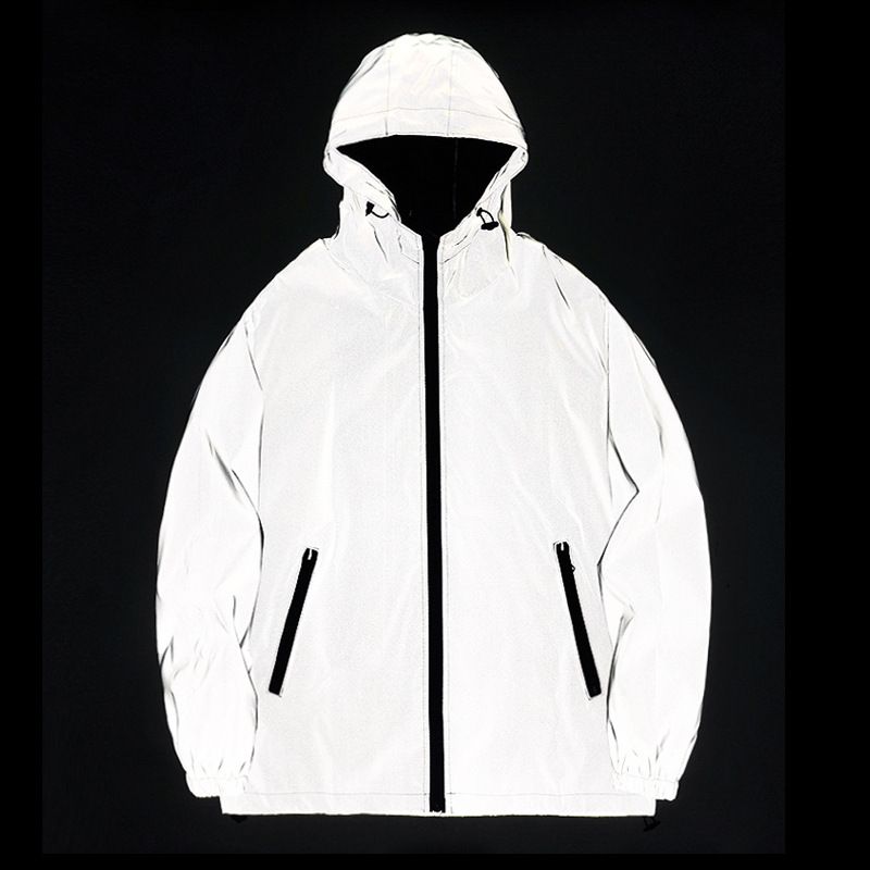 Abbigliamento da donna nuova coppia giacca riflettente studenti uomini e donne colore solido uniforme classe all'ingrosso inverno luminoso assalto giacca a vento_voghion.com