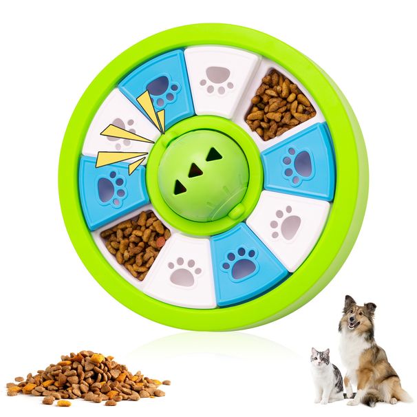 Gamelle pour animaux de compagnie Cross Border avec distributeur de friandises caché, distributeur de nourriture éducatif, jouet anti-ennui pour chien à alimentation lente_voghion.com