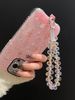 Crystal Phone Pendant New Beaded Chain Wrist Strap Bracelet Lanyard For Women High-End Lightweight_voghion.com