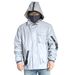 Herrenbekleidung Robuste Reflektorjacke für Herren, taktische Outdoor-Arbeitsjacke mit mehreren Taschen, Kapuzenjacke, Herrenbekleidung_voghion.com