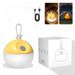 Outdoor White Camping Tent Portable Lighting Long Battery Life Yellow Atmosphere Lamp Silicone Rechargeable Soft Light_voghion.com